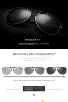 2025 POLICER Gafas de Sol Pilot para Hombre UV400 Polarizadas, Regalo Familiar para Viajes y Piscina, Diseño Retro Italiano 191 - details 2