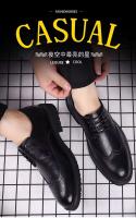Zapatos de vestir informales de piel de vaca de alta calidad, suaves y cómodos, estilo de negocios y oficina, zapatos formales Oxford para hombre - details 3