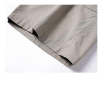 Pantalones Cortos de Algodón Puro para Hombres CHAIFENKO Ligeros, Múltiples Bolsillos, Ajuste Regular, Moda de Verano para Exteriores - details 14
