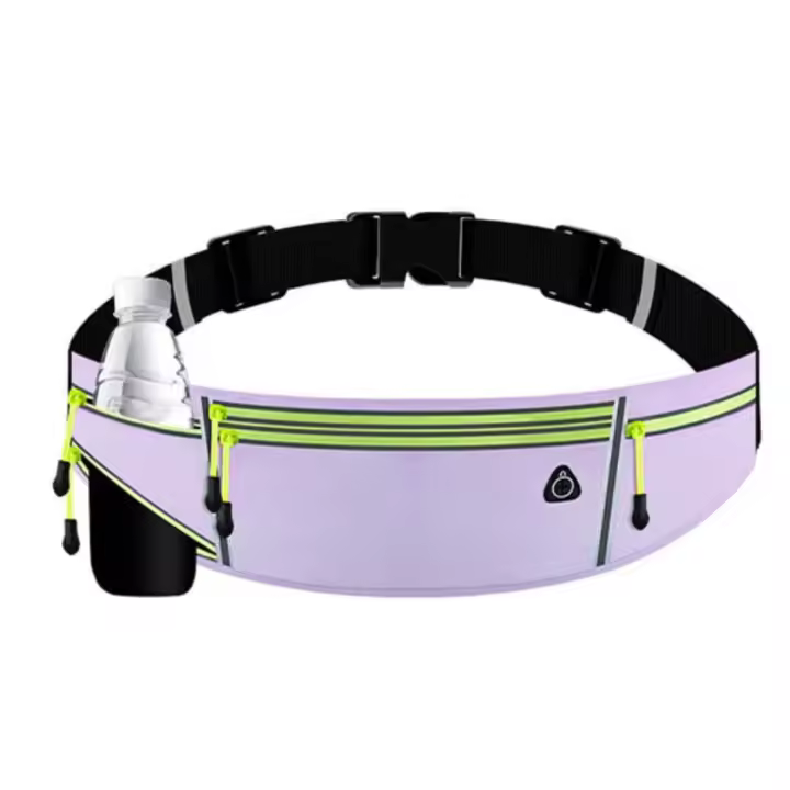 Con bolsa para botella, riñoneras para correr, bolsa ligera multifunción para correr maratón, funda impermeable, bolsa deportiva para teléfono para hombres y mujeres - 1