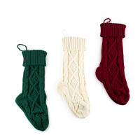 Decoraciones navideñas para la pared del hogar, calcetines de punto, bolsas de regalo de dulces, accesorios colgantes, calcetines - details 3