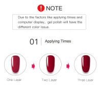 ROSALIND-Bolígrafo de esmalte de uñas de Gel, serie de colores sólidos de 68 colores, 5ml, estilo de moda, pluma de esmalte de uñas de Gel de larga duración, lámpara UV para arte de uñas - details 12