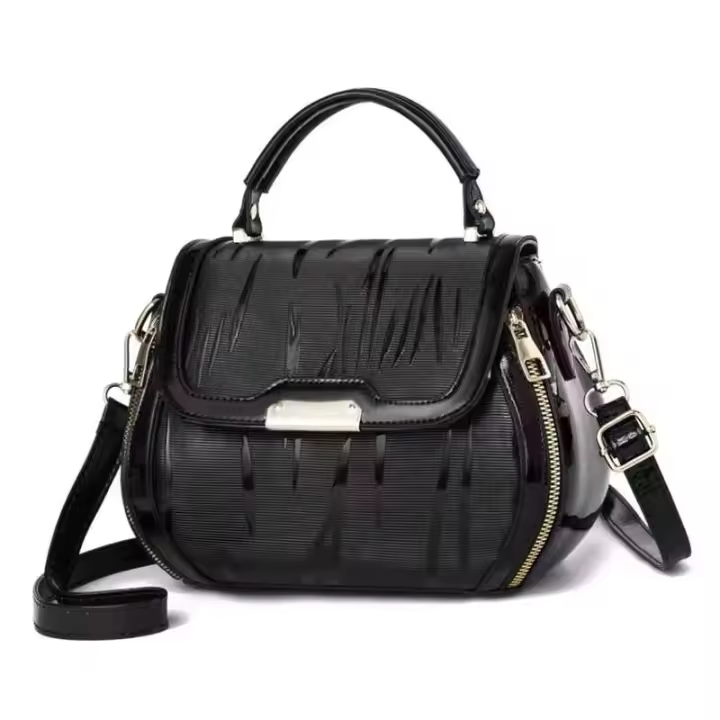 2023 mini bolso de mujer con textura de alta gama, apertura y cierre con cremallera, perfecto para asistir a banquetes - 1
