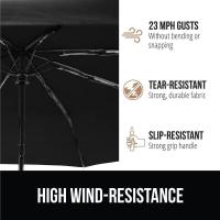 Paraguas compactos y resistentes al viento Apertura automática con un clic Reforzado con fibra de vidrio - details 3