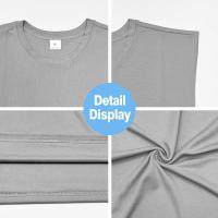 Camiseta de Deportivo sin Mangas Transpirable para Hombres Corte Lateral Abierto de Verano - details 16