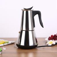 Cafetera eléctrica de acero inoxidable con enchufe europeo, máquina de Espresso con 6 tazas, percolador, cafetera clásica - details 4