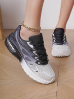 Zapatillas de correr transpirables con cordones para mujer, zapatillas atléticas con cojín de aire, zapatos de entrenamiento deportivos ligeros de malla para exteriores - details 7