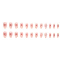 24pcs Uñas Postizas De Acrílico UV Gel Tamaño Oval Y Almendra Extensión De Uñas Cortas Sistemas De Tiras De Uñas Falsas - details 6
