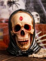Estatua de Calavera de Resina Estilo Gótico Adorno de Fiesta de Halloween para Decoración del Hogar - details 3