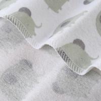 Set de mantita neutra para bebé, 4 piezas, diseño sencillo, envoltorio para recién nacido, productos para bebé, mantita estampada - details 2