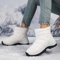 Botas cortas cálidas de invierno para mujer, botas de nieve de algodón cómodas para exteriores, botas martin, zapatos femeninos - details 6