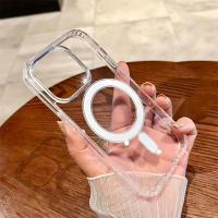 Funda protectora magnética transparente de succión adecuada para Iphone 15 15Pro 15Promax 14 14Pro 14Promax 13 13Pro 13Promax 12 12Pro 12Promax 11 11Pro 11Promax Anti-Caída Funda para teléfono móvil - details 0