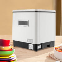 Mini lavavajillas automático portátil, encimera pequeña, encimera independiente, blanco - details 5