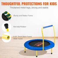 Trampolín Plegable para Niños Cama Elástica Interior y Exterior 92cm Mango de Espuma - details 2
