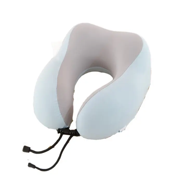 Almohada de viaje en forma de U, almohadilla portátil cómoda para el cuello para siesta, protección del cuello de 360 ​​grados, cojín de soporte para el cuello transpirable - 1