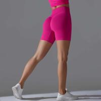 Deportes sin costuras para mujer, ciclismo, trotar, Fiess, cintura alta, Push Up, pantalones cortos de gimnasio, mallas, ropa de Yoga - details 13