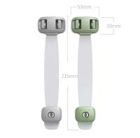 3 UNIDS/Batch Protectors Cuidado del bebé Cerraduras de seguridad multifuncionales para puertas de armarios infantiles - details 5