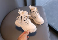 Botas De Goma Para Niños Y Niñas Invierno Cálidas Con Algodón Botas De Tobillo Doble Cierre De Cremallera Para Jardín De Infantes - details 10