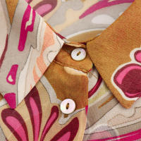 OUWU- Nueva llegada de primavera camisa de mujer estampado Floral manga larga cuello translúcido Vintage estilo francés elegante señora abotonada - details 6
