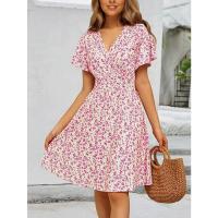 Vestido Elegante de Verano 2025 para Mujer Cuello en V, Cintura Alta Midi, Tirantes Cómodos - details 3