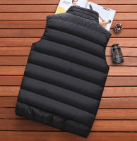 Chaleco acolchado de algodón para hombre, chaqueta gruesa sin mangas, cálida, otoño - details 4