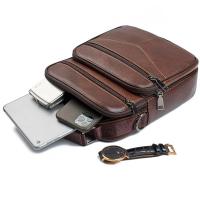 Bolsos de mensajero de moda novedosa para hombre, bolsos de cuero auténtico para hombre, bolso cruzado de marca de lujo para hombre, bolso de hombro para Mini Pad para niño - details 56
