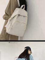 Mochila informal de gran capacidad para hombre y mujer, morral Universal para ordenador, 14 pulgadas, Color sólido - details 5