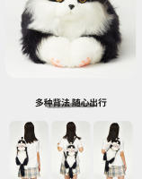 Nueva muñeca de celebridad de Internet Linda muñeca de gato de vaca juguete de peluche simulación de bolsa de gato muñeca - details 13