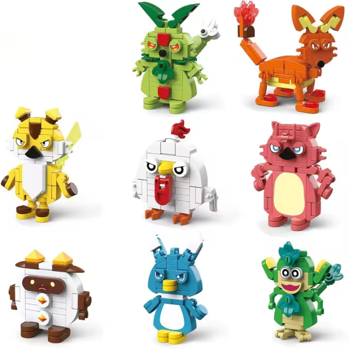 Conjunto de construcción de figuras de acción para niños y adultos, juguete de construcción 8 en 1 para fiesta creativa, regalo, 493 piezas - 1