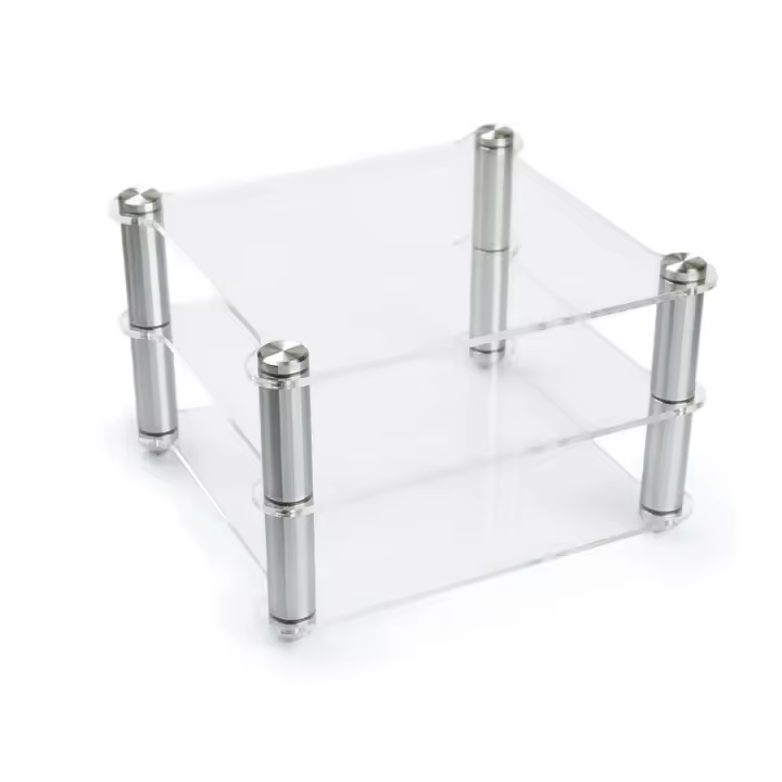 TOPPING-estante acrílico para D10S D10B L50 L30II E50 E30, decodificador D50S, amplificador HIFI, estante transparente, estante de dos capas - 1