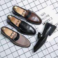 Vestido italiano para hombre, zapatos planos informales para conducir, cómodos y suaves, productos de cuero genuino 2025 - details 0