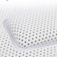 Alfombrilla antideslizante para bañera con ventosas, reposacabezas para bañera de secado rápido, alfombrilla de baño de espuma de PVC, soporte para el cuello, cojín para colchón de baño de malla de aire 3D - details 4