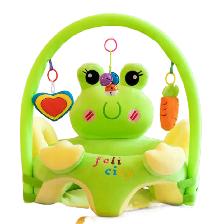 Asiento cómodo para bebé, sofá de apoyo para niños, silla para aprender a sentarse, nido para niños pequeños, Puff lavable con cuna de relleno, sofá de felpa - 1