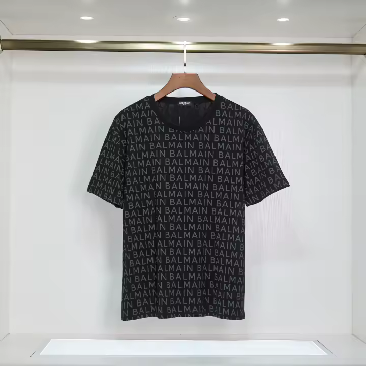 2025 Camisas casuales básicas de moda de verano, camisetas holgadas de algodón puro para hombres y nuevas camisas de manga corta para parejas con estampados de logotipos en la parte delantera - 1