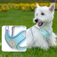 Cinturón de tracción para mascotas, chaleco con arnés para el pecho transpirable, correa reflectante ajustable para mascotas, correa antiescape para gatos, suministros para mascotas - details 9