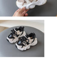 Zapatos deportivos para niños otoño e invierno nuevos zapatos para niños de suela suave dos zapatos de algodón para niñas zapatos de bebé casual para niños zapatos de papá marea - details 9