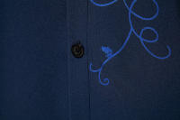 Camisa de Manga Larga con Estampado de Flor Camisas Casuales para Hombres en Otoño - details 15