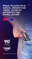 Mini Afeitadora Eléctrica Portátil Pistola de Acero Small Ideal para Hombres Tecnología de Viaje - details 4
