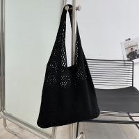 Bolso De Hombro Vintage Tejido Con Agujeros Para Mujer Gran Capacidad Bolso De Compras Bohemio Veraniego Para Playa Y Viajes - details 5