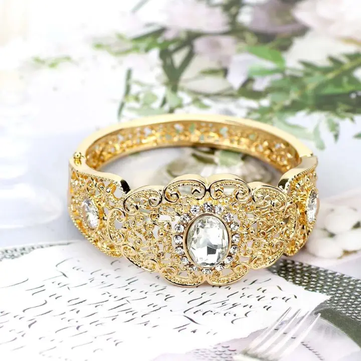 Brazalete wer para mujer étnica marroquí, joyería de boda árabe, regalo de novia, accesorios de ropa hechos a mano - 1