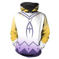 Sudadera con capucha con estampado digital de anime - details 2