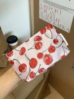 Bolsa de Maquillaje de Cereza Fresca y Dulce Gran Capacidad Portátil para Almacenamiento de Pinceles de Maquillaje y Viajes - details 4