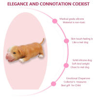 Muñeca de Perro Renacida de Silicona IVITA Figura de Colección Realista con Ojos - details 1