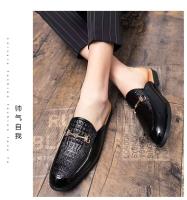 2022 ERKEK Sandalet Sandalias de plataforma de verano para hombre Zapatillas de cuero Zapatos de vestir cómodos LOFARS - details 1
