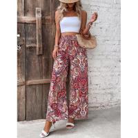 Pantalones de pierna ancha para mujer, cintura alta, elásticos, estéticos, elegantes, elegantes - details 13