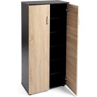 Librería de Dos Puertas Mueble auxiliar de madera 60cms de ancho, 32.5cms de profundidad, 124cms de alto Blanco - details 21