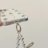 Funda de Plata Transparente 3D con Lazo Protección Completa para iPhone 15, 14, 13, 12, 11 Pro Max con Cadena - details 13