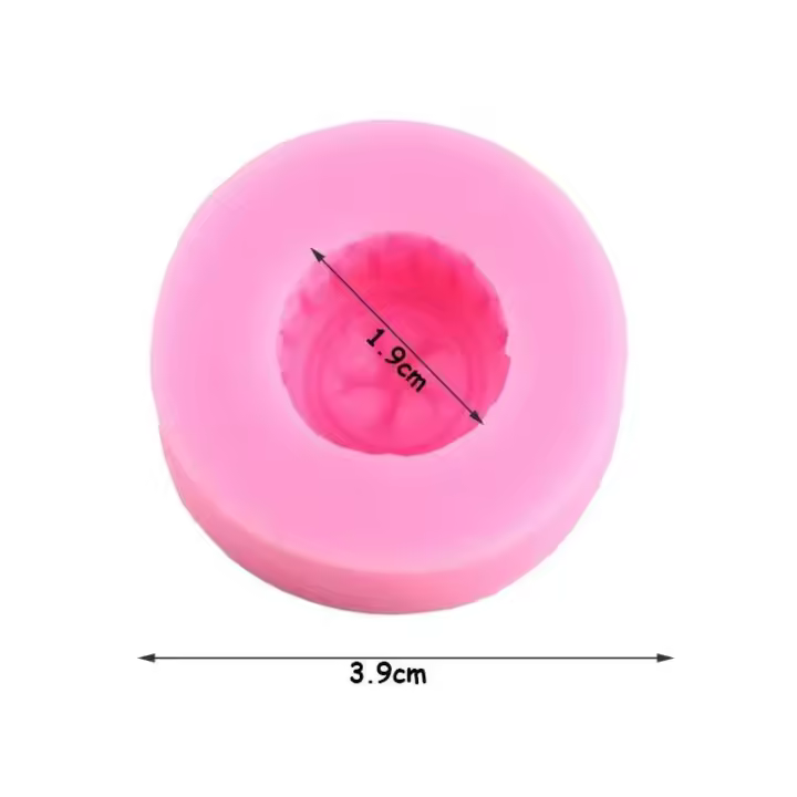 Molde de Neumático de Coche 3D de Silicona Herramienta de Decoración DIY para Hornear Fangdan - 1