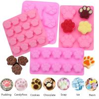 Molde de silicona de hueso de perro encantador para hornear Chocolate, dulces, Fondant, confitería, jabón de Pata de Gato, moldes de pastelería, herramientas de decoración de pasteles - details 0