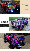 Drift Car Con Música Luces Led 2.4G Guante Gesto Radio Control Remoto Spray Coches de Acrobacias 4WD Juguetes - details 1